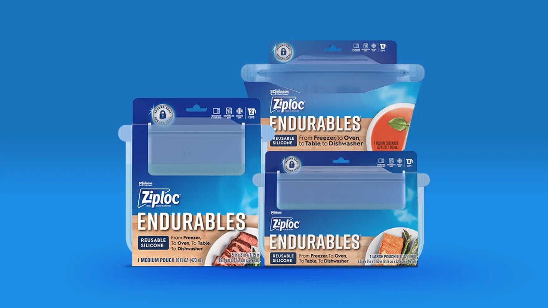 Ziploc Endurables Containers